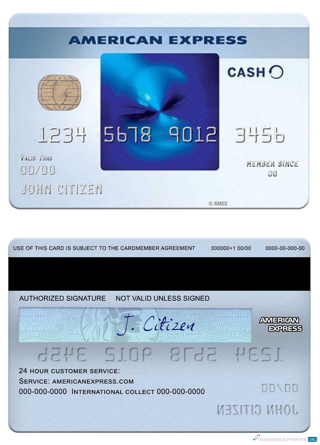 Download USA Truist Bank Blue Cash Everyday® Card from Amex Photoshop template